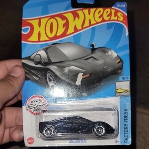 Black Die-Cast Cars Hot Wheels Collection